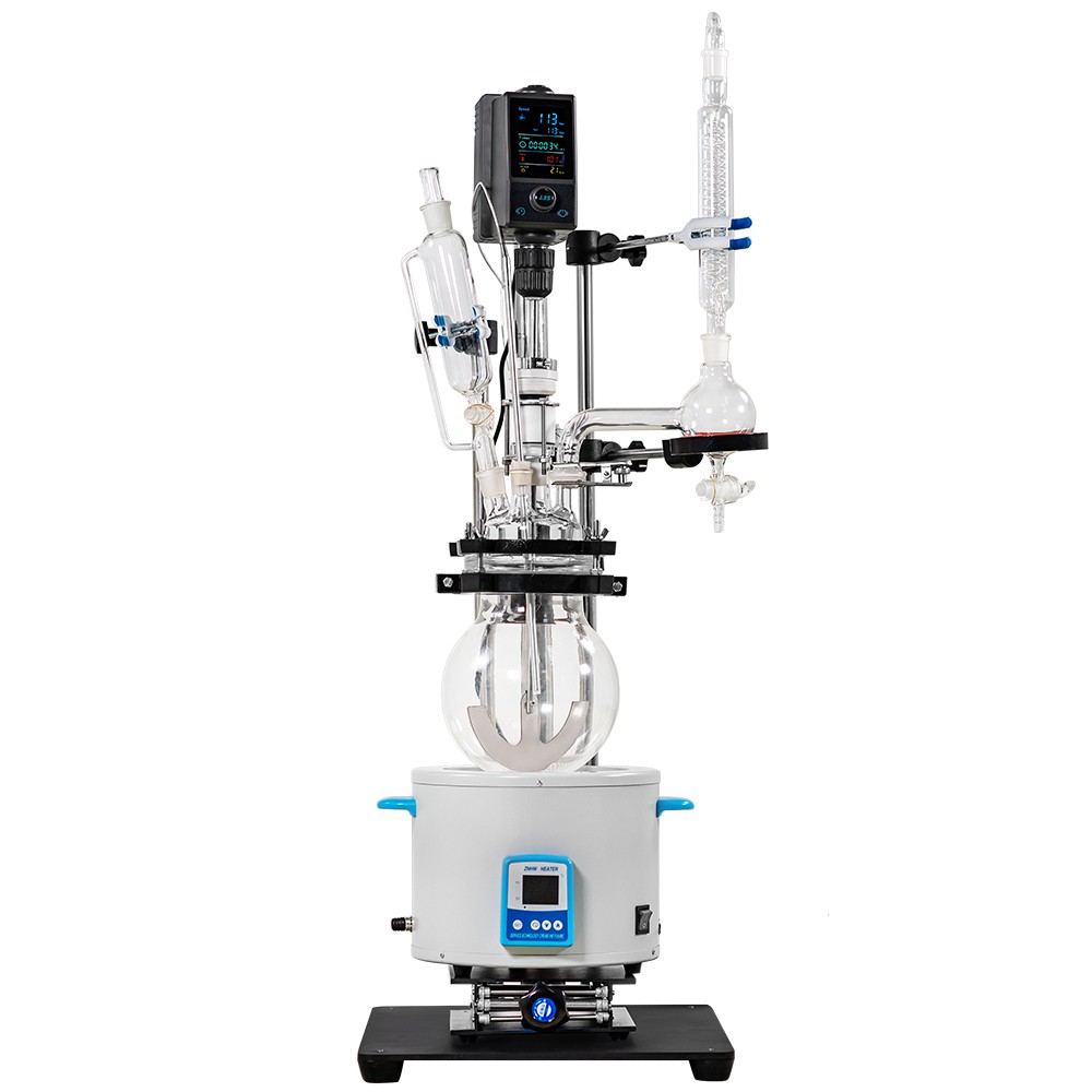 單層玻璃反應釜一體式反應器